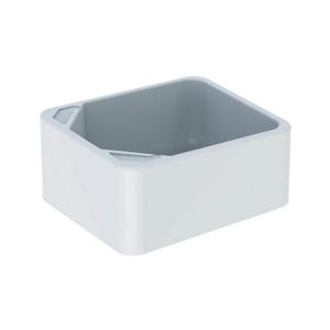 Geberit 300 basic voetbassin 39x48 cm zonder overloop, wit