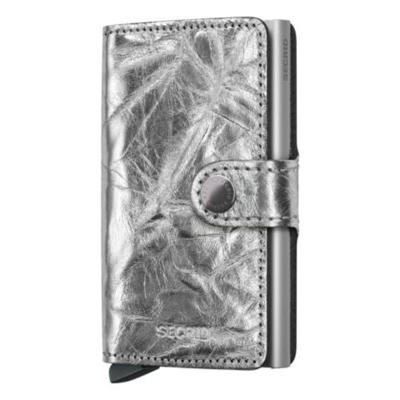 SECRID Miniwallet Metallic Silver - Pasjeshouder dames