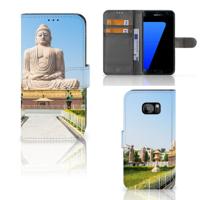 Samsung Galaxy S7 Edge | Flip Cover | Boeddha | Portemonnee hoesje