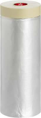 Kip 332 Masking-Tec Afdekfolie met Masking Tape - 2700mm x 20m