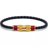 Tom Hope TM0273 Leer Heren armband