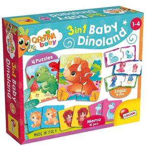 Carotina Baby Baby 3 In 1 Dino's - Spel;Spel (8008324092529)