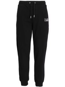 Karl Lagerfeld pantalon de jogging à logo imprimé - Noir