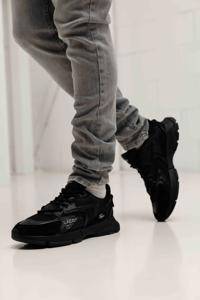 Lacoste Neo 125 Sneakers Heren Zwart - Maat 42 - Kleur: Zwart | Soccerfanshop