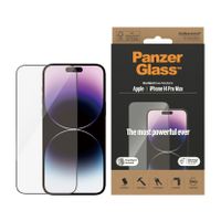 iPhone 14 Pro Max PanzerGlass Ultra-Wide Fit EasyAligner Screenprotector - Zwarte Rand - thumbnail