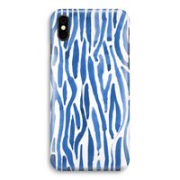 Blauwe nerven: iPhone Xs Volledig Geprint Hoesje