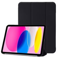 Tri-Fold Series iPad (2022) Smart Folio Case - Zwart - thumbnail