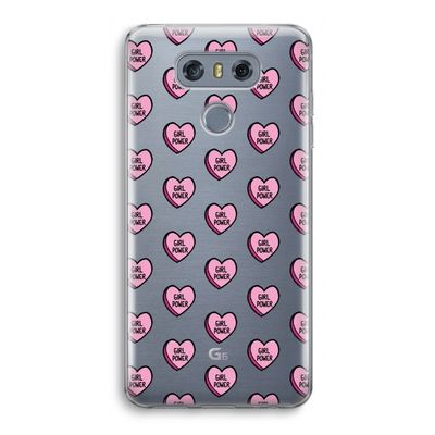 GIRL POWER: LG G6 Transparant Hoesje