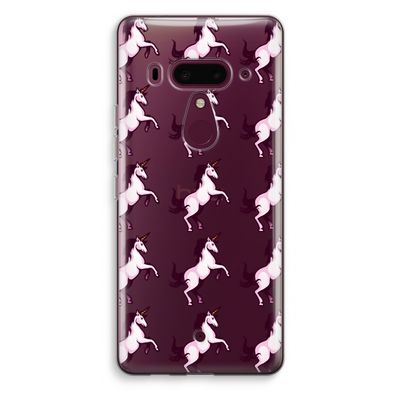 Musketon Unicorn: HTC U12+ Transparant Hoesje