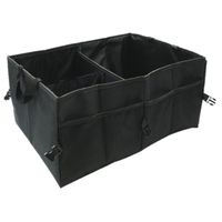 Auto kofferbak organizer tas zwart opvouwbaar 52 x 38 x 26 cm