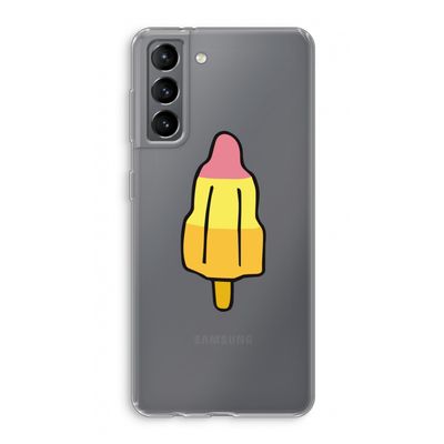 Raketijsje: Samsung Galaxy S21 Transparant Hoesje
