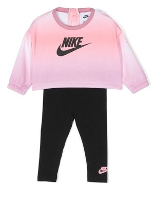 Nike Kids survêtement à logo imprimé - Rose