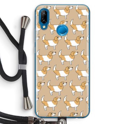 Doggy: Huawei P20 Lite Transparant Hoesje met koord