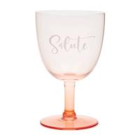 Riviera Maison - Salute Wine Glass pink - Roze