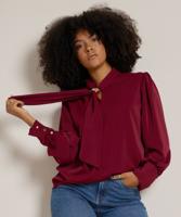 uni top met sjaalkraag uni top met sjaalkraag