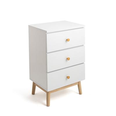 Nachtkastje Vinthera Moa Wit Melamine Dennenhout 40 x 30 x 65 cm
