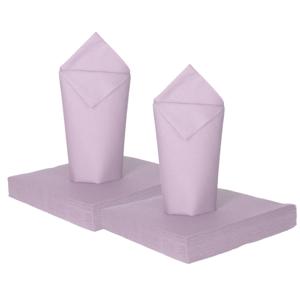 Feest servetten - 32x - lavendel paars - 3 laags - 33 x 33 cm