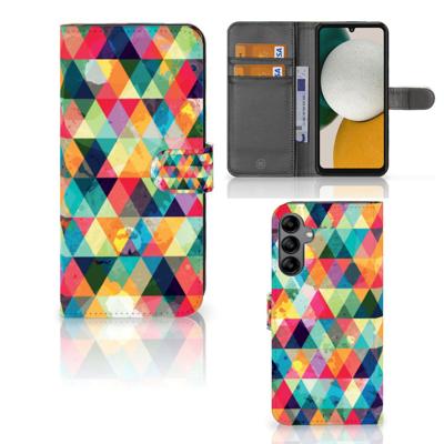 Samsung Galaxy A34 | Telefoon Hoesje | Geruit | Portemonnee hoesje