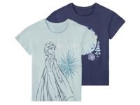 2 meisjes t-shirts (98/104, Frozen)