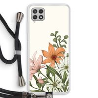 Floral bouquet: Samsung Galaxy A22 4G Transparant Hoesje met koord
