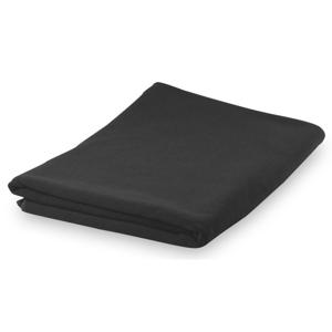 Yoga of fitness microvezel handdoek - zwart - 150 x 75 cm - ultra absorberend - super zacht