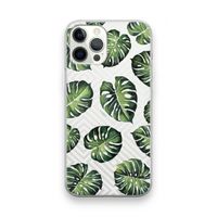 Geometrische jungle: iPhone 12 Pro Max Transparant Hoesje