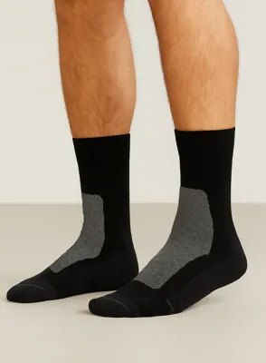 Primair 3-paar betaalbare Wandelsokken - Hike full Terry - Hking sokken - Stevige goedkope wandelsokken - 46 - Zwart - 46 - 46 - 46 - 46 - 46