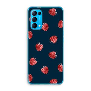 Framboosjes: Oppo Find X3 Lite Transparant Hoesje