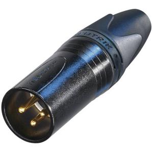 Neutrik NC3MXX-B XLR-connector Stekker, recht Aantal polen: 3 Zwart 1 stuk(s)