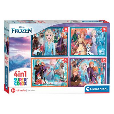 Clementoni puzzels disney frozen, 4in1