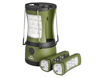 CRIVIT 2-in-1 campinglamp (Groen)