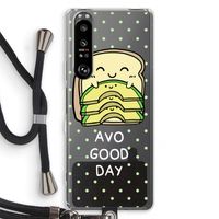 Avo Good Day: Sony Xperia 1 III Transparant Hoesje met koord
