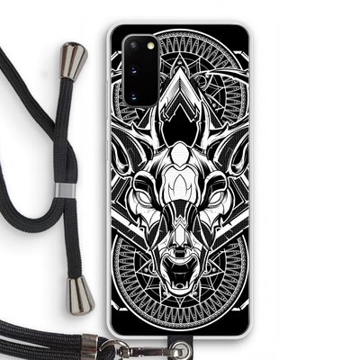Oh Deer: Samsung Galaxy S20 Transparant Hoesje met koord