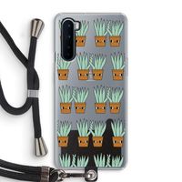Sansevieria: OnePlus Nord Transparant Hoesje met koord