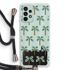 Paradise: Samsung Galaxy A52s 5G Transparant Hoesje met koord