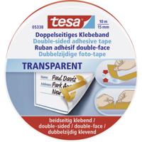 tesa 05338-00000-01 Dubbelzijdige tape Transparant (l x b) 10 m x 15 mm 1 stuk(s) tesa 05338-00000-01 Dubbelzijdige tape Transparant (l x b) 10 m x 15 mm 1 stuk(s)