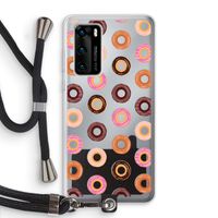 Donuts: Huawei P40 Transparant Hoesje met koord