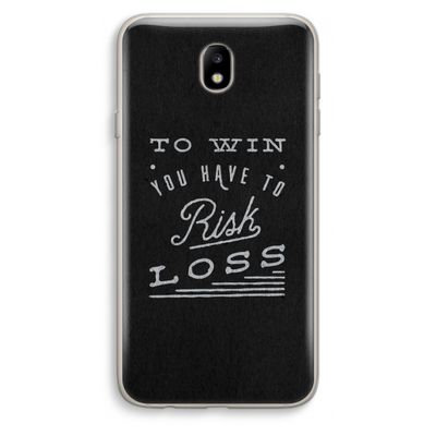 Risk loss: Samsung Galaxy J7 (2017) Transparant Hoesje
