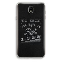 Risk loss: Samsung Galaxy J7 (2017) Transparant Hoesje