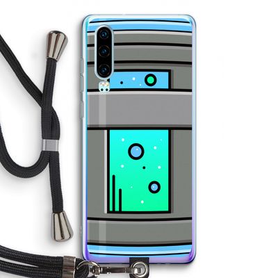 Chug Bottle: Huawei P30 Transparant Hoesje met koord