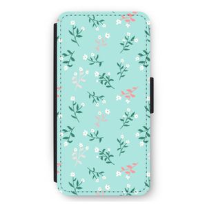 Small white flowers: iPhone 12 Pro Max Flip Hoesje