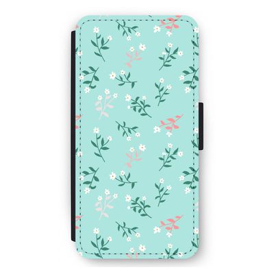 Small white flowers: iPhone 12 Pro Max Flip Hoesje
