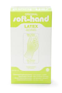 Softhand Onderzoekshandschoen softhand latex gepoederd M (100 st)