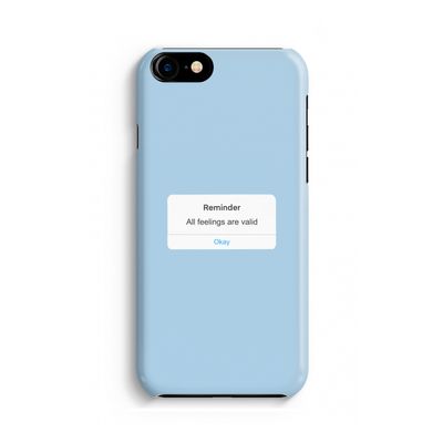 Reminder: iPhone 8 Volledig Geprint Hoesje