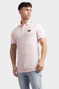 AB Lifestyle Triple Coloured Polo Heren Roze - Maat XS - Kleur: Roze | Soccerfanshop