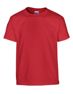 Gildan G5000K Heavy Cotton™ Youth T-Shirt - Red - XS (140/152)