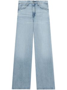 rag & bone jean ample à patch logo - Bleu