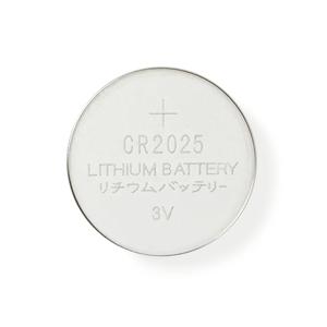 Nedis BALCR20255BL huishoudelijke batterij Wegwerpbatterij CR2025 Lithium
