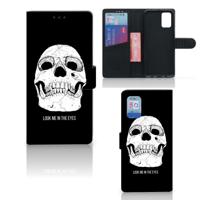 Telefoonhoesje met Naam Samsung Galaxy A02s | M02s Skull Eyes
