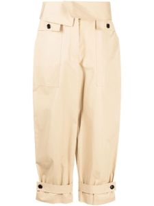 3.1 Phillip Lim pantalon court à taille haute - Tons neutres